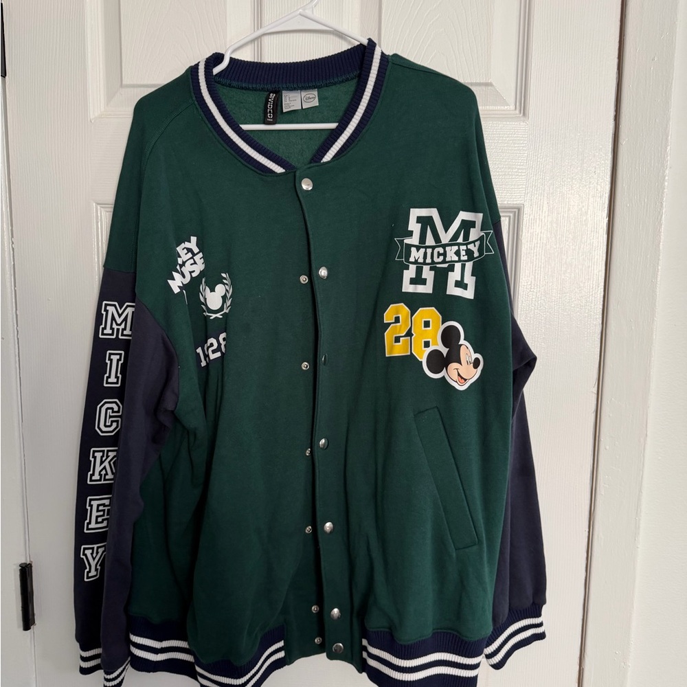 H&M Green and Navy Jacket